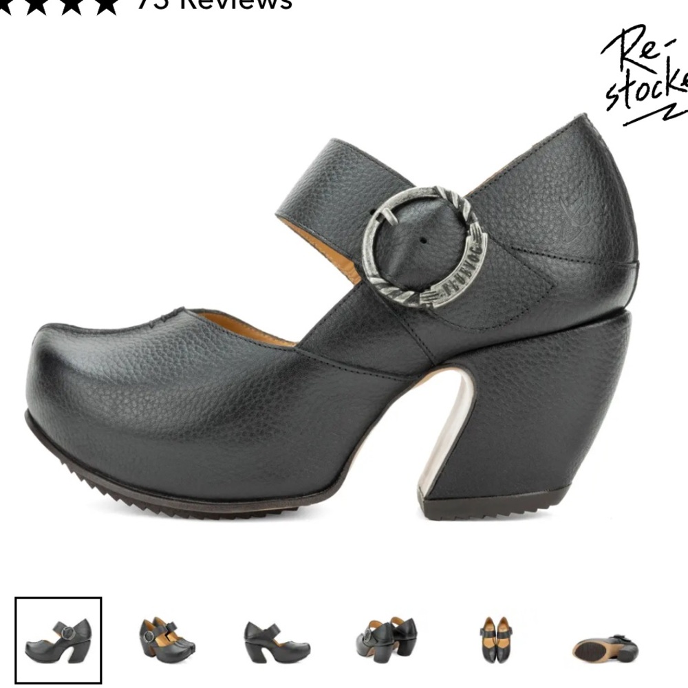 John Fluevog Prepare Leader Platform Mary Jane Heels
Black Size 11 - Picture 2 of 16